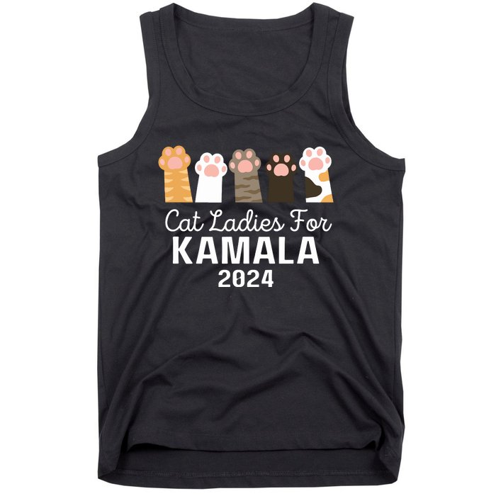 Cat Ladies For Kamala 2024 Tank Top