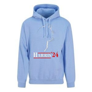 Cat Ladies For Kamala Funny Cat 2024 President Kamala Harris Unisex Surf Hoodie