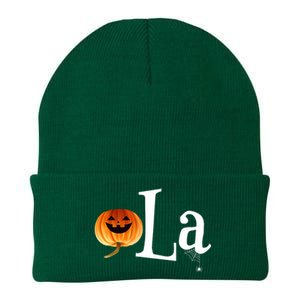 Comma La Funny Kamala Harris Halloween Pumpkin Knit Cap Winter Beanie