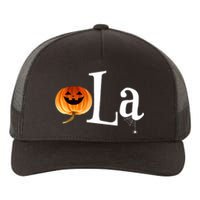 Comma La Funny Kamala Harris Halloween Pumpkin Yupoong Adult 5-Panel Trucker Hat