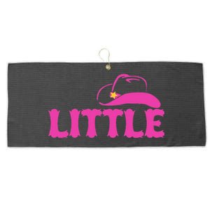 Cute Little Funny Family Matching Gbig Big Little Sorority Large Microfiber Waffle Golf Towel