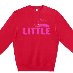 Cute Little Funny Family Matching Gbig Big Little Sorority Premium Crewneck Sweatshirt