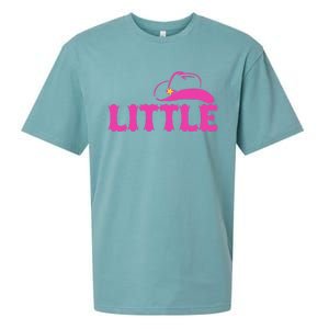 Cute Little Funny Family Matching Gbig Big Little Sorority Sueded Cloud Jersey T-Shirt