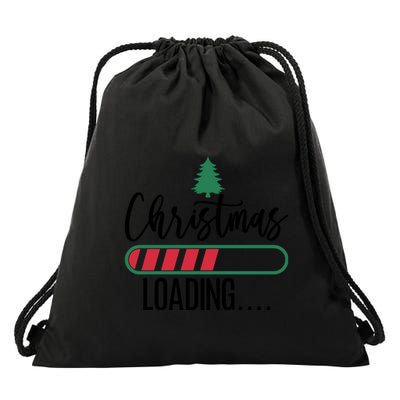 Christmas Loading Funny Drawstring Bag