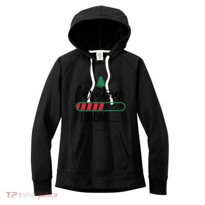 Christmas Loading Funny Women's Fleece Hoodie