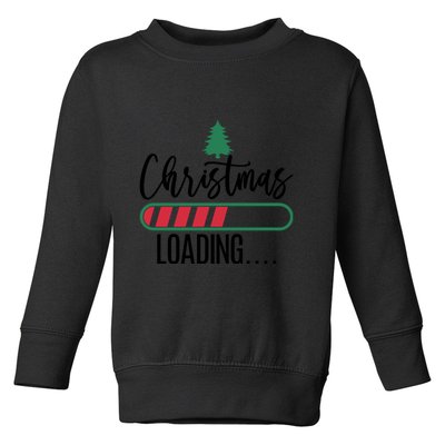 Christmas Loading Funny Toddler Sweatshirt