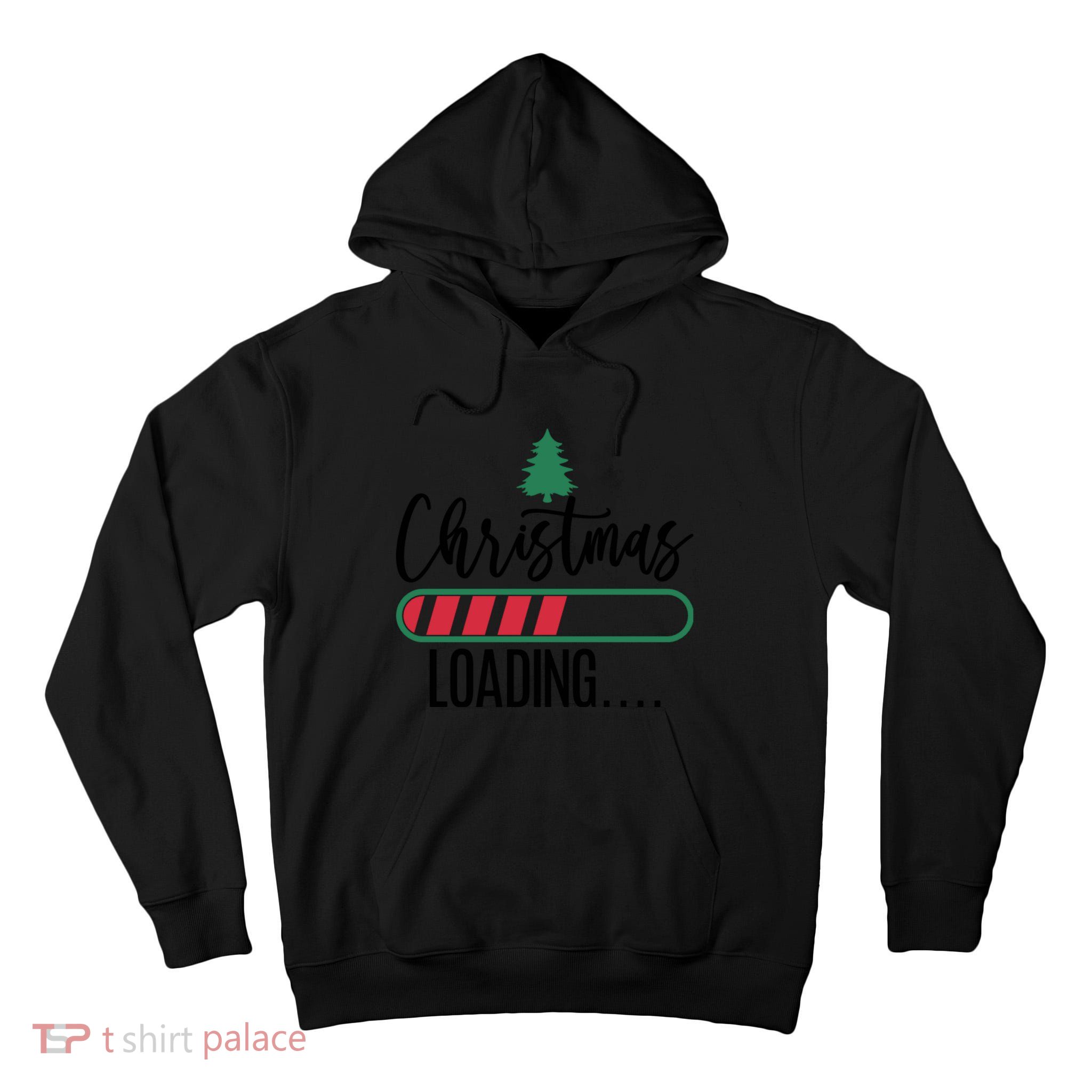 Christmas Loading Funny Tall Hoodie