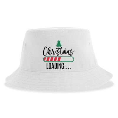Christmas Loading Funny Sustainable Bucket Hat