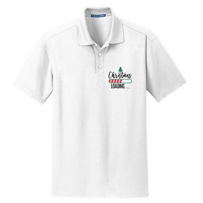 Christmas Loading Funny Dry Zone Grid Polo