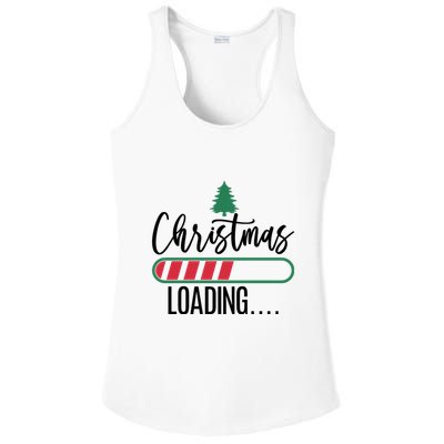 Christmas Loading Funny Ladies PosiCharge Competitor Racerback Tank