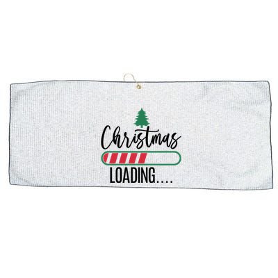 Christmas Loading Funny Large Microfiber Waffle Golf Towel