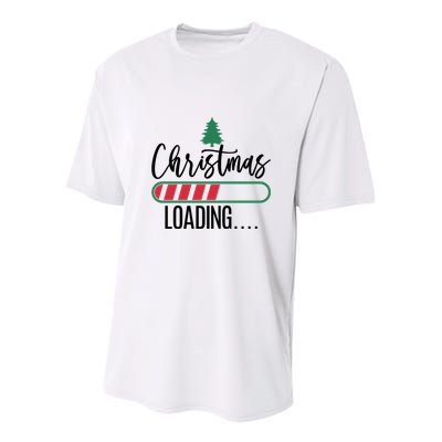 Christmas Loading Funny Youth Performance Sprint T-Shirt