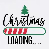 Christmas Loading Funny Youth Performance Sprint T-Shirt