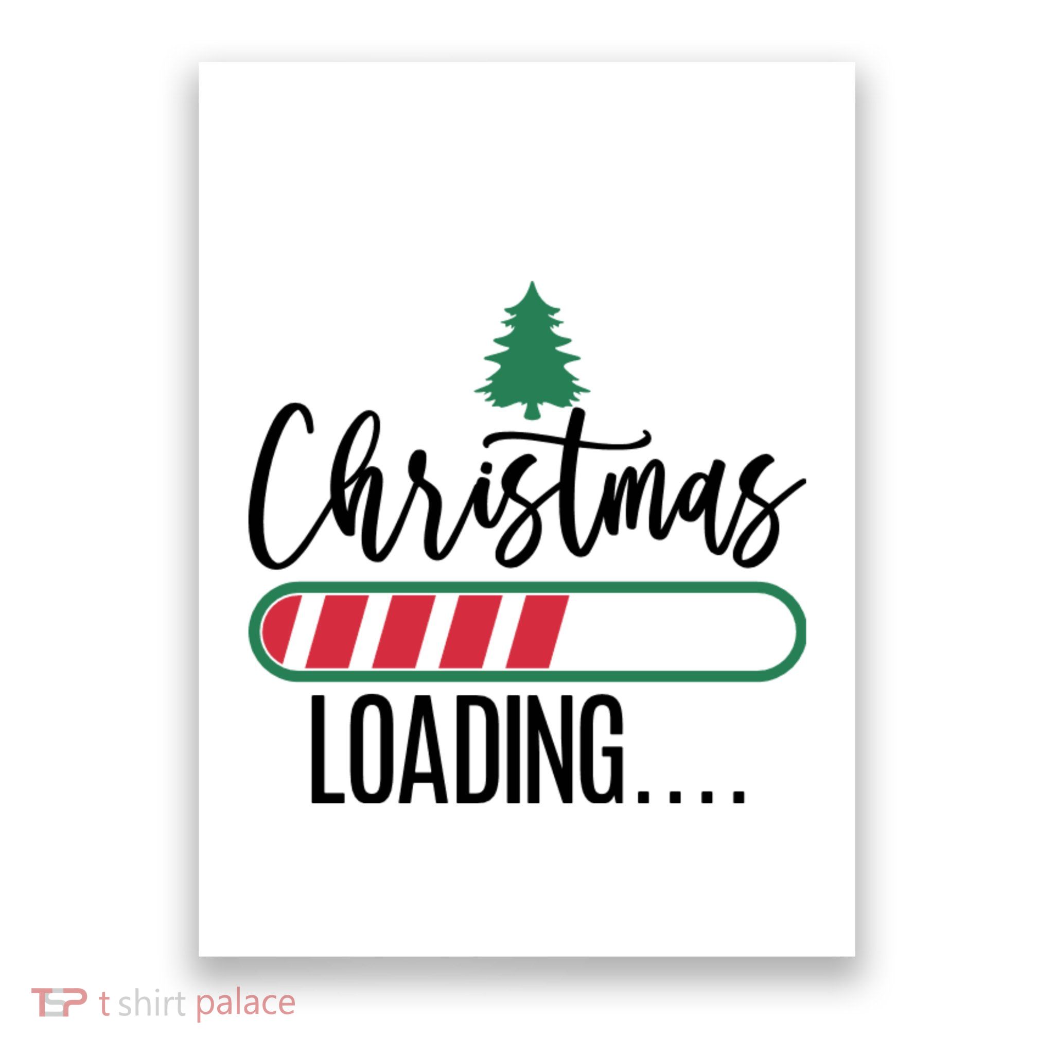 Christmas Loading Funny Poster