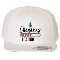 Christmas Loading Funny Wool Snapback Cap