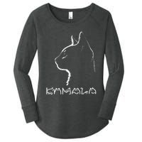 Cat Ladies For Kamala Funny Cat 2024 Women's Perfect Tri Tunic Long Sleeve Shirt