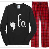 Comma La Funny Anti Republican Liberal Voters Democrat Long Sleeve Pajama Set