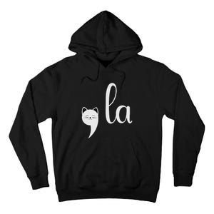 Comma La Funny Anti Republican Liberal Voters Democrat Tall Hoodie