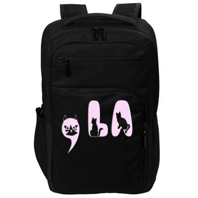 Comma La Funny Kamala Harris 2024 President Impact Tech Backpack