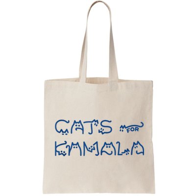 Cat Ladies For Kamala Cat Typography Alphabet Cute Simple Bag