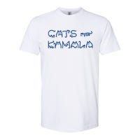 Cat Ladies For Kamala Cat Typography Alphabet Cute Simple Softstyle CVC T-Shirt