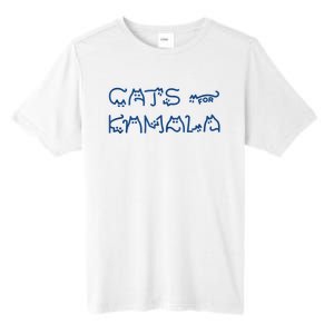 Cat Ladies For Kamala Cat Typography Alphabet Cute Simple Tall Fusion ChromaSoft Performance T-Shirt