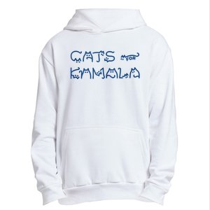 Cat Ladies For Kamala Cat Typography Alphabet Cute Simple Urban Pullover Hoodie