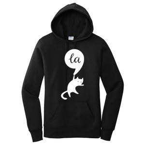 Cat Lady For Kamala 2024 Election Women's Pullover Hoodie