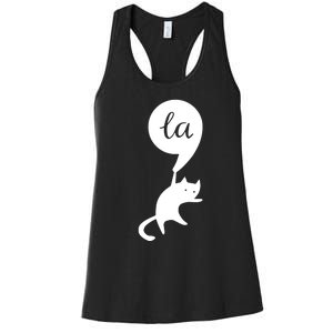 Cat Lady For Kamala 2024 Election Women's Racerback Tank