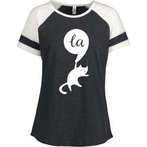 Cat Lady For Kamala 2024 Election Enza Ladies Jersey Colorblock Tee