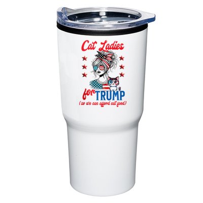 Cat Lady For Trump Funny Political Tumbler
