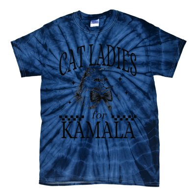 Cat Ladies For Kamala Tie-Dye T-Shirt