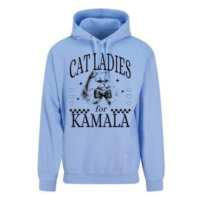 Cat Ladies For Kamala Unisex Surf Hoodie