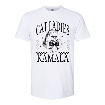 Cat Ladies For Kamala Softstyle CVC T-Shirt