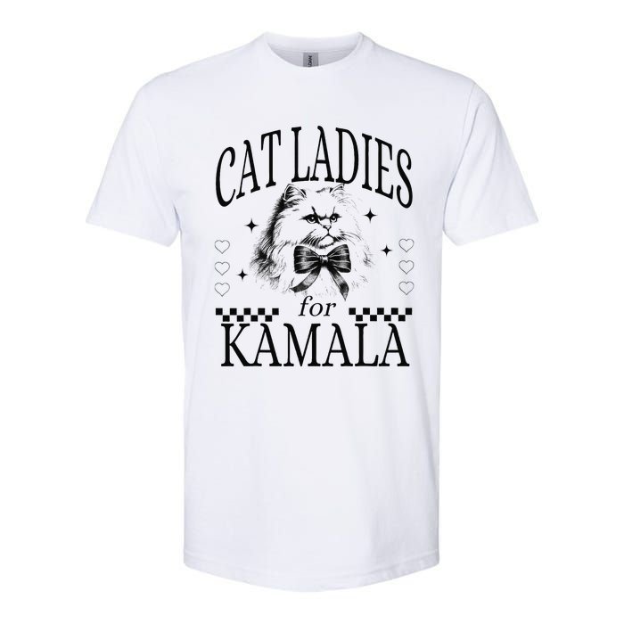 Cat Ladies For Kamala Softstyle CVC T-Shirt