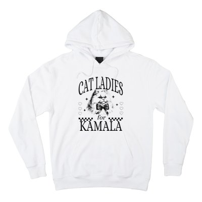 Cat Ladies For Kamala Hoodie