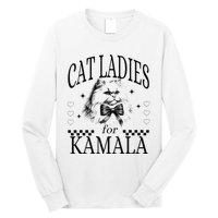 Cat Ladies For Kamala Long Sleeve Shirt