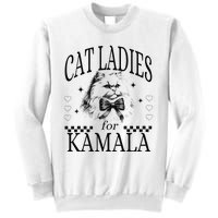 Cat Ladies For Kamala Sweatshirt