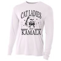 Cat Ladies For Kamala Cooling Performance Long Sleeve Crew