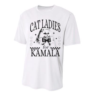 Cat Ladies For Kamala Performance Sprint T-Shirt