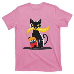 Cat Ladies For Kamala Harris Donald Trump 2024 T-Shirt