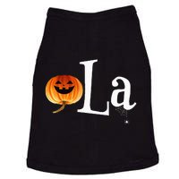 Comma La Funny Kamala Harris Halloween Pumpkin Doggie Tank