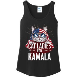 Cat Ladies For Kamala Patriot Design Ladies Essential Tank