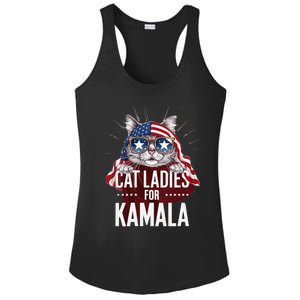 Cat Ladies For Kamala Patriot Design Ladies PosiCharge Competitor Racerback Tank