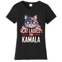 Cat Ladies For Kamala Patriot Design Women's T-Shirt