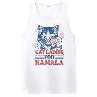 Cat Ladies For Kamala Funny Cat President Kamalaharris 2024 PosiCharge Competitor Tank