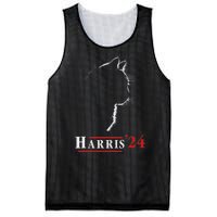 Cat Ladies For Kamala Funny Cat 2024 President Kamalaharris Mesh Reversible Basketball Jersey Tank