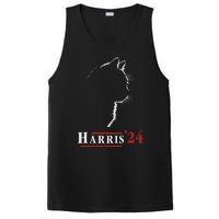 Cat Ladies For Kamala Funny Cat 2024 President Kamalaharris PosiCharge Competitor Tank