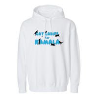 Cat Ladies For Kamala Childless Cat Ladies Garment-Dyed Fleece Hoodie