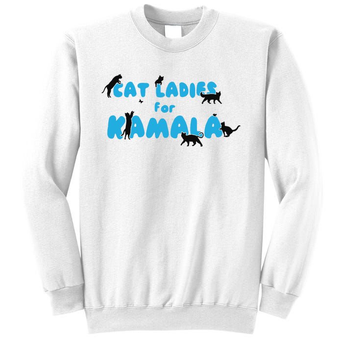 Cat Ladies For Kamala Childless Cat Ladies Sweatshirt